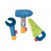 Sigikid les hochets « outils » en tissu bébé  multicolore Sigikid    076042